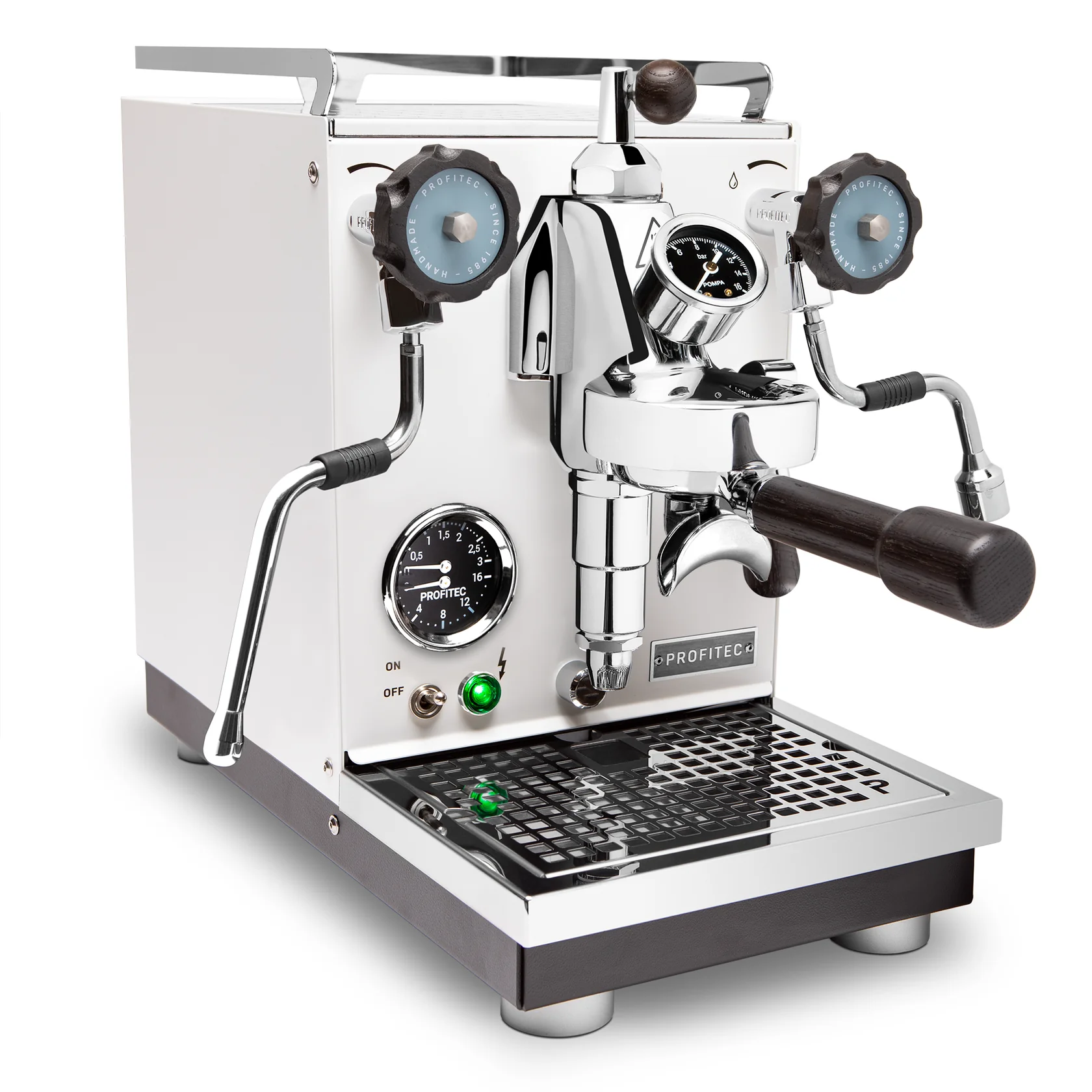 Profitec Pro 400 Espresso Machine With Flow Control and Blackened Oak ...